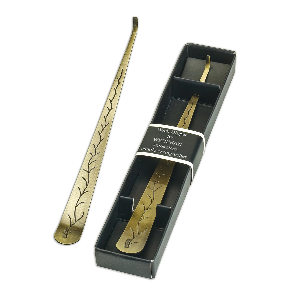 Candle Wick Dipper - Antique Brass, Matte Black