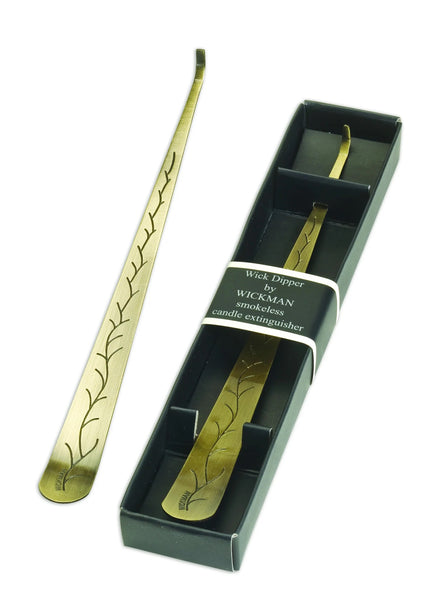 Candle Wick Dipper - Antique Brass, Matte Black