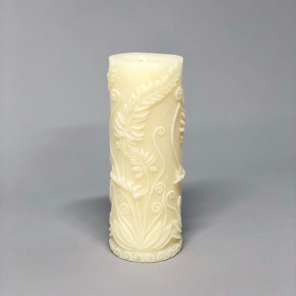Fern Pillar Candle