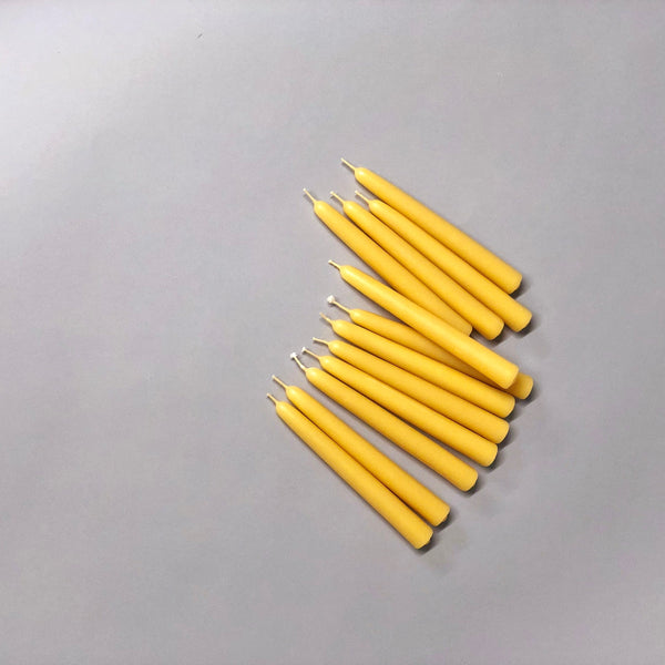 Beeswax Tree Candles - Mini Tapers - Pyramid, Advent and Chimes