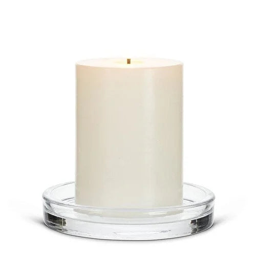 Simple Classic Glass Candle Base