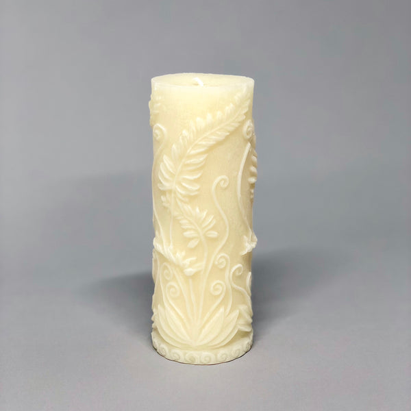 Fern Pillar Candle